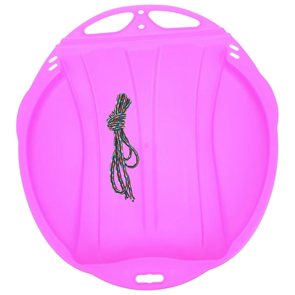 Homoyoyo Kids Snow Sled Skiing Board Thickened Design Pink Plastic 1Pack for Use