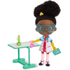 Ada Twist Scientist Ada Twist 12.5 Inch Interactive Lab Doll with Research Lab Accessories Talks and Sings the "The Brainstorm Song"