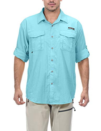 Short Sleeve Fishing Shirt Little Donkey Andy Mens UPF 50 Breathable and Fast Dry UV Protection Shirt
