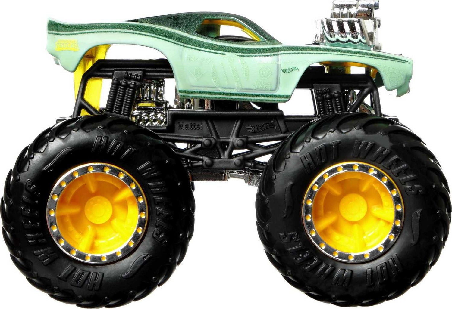 Hot Wheels Monster Trucks Color Shifters Camion Rodger Dodger, échelle 1:64