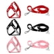 thumbnail image 3 of Soft Suede Leather Dog Harness and Leash Set Rhinestone Puppy Vest With Crystal Bone Pendant For Small Medium Pets Chihuahua ShopWise Round, 3 of 9