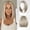 Highlight Blonde, variant on Ombre Blonde Highlight Short Bob Wigs Dark Roots Synthetic 13x4 Lace Front Brown Blonde Wig For Women Daily Use 150 Density 12Inch