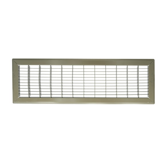 24 in. Wide x 8 in. High Rectangular Floor Return Air Grille of Steel for Duct Opening 24 in. W x 8 in. H- Free 2-3 Business Day Delivery