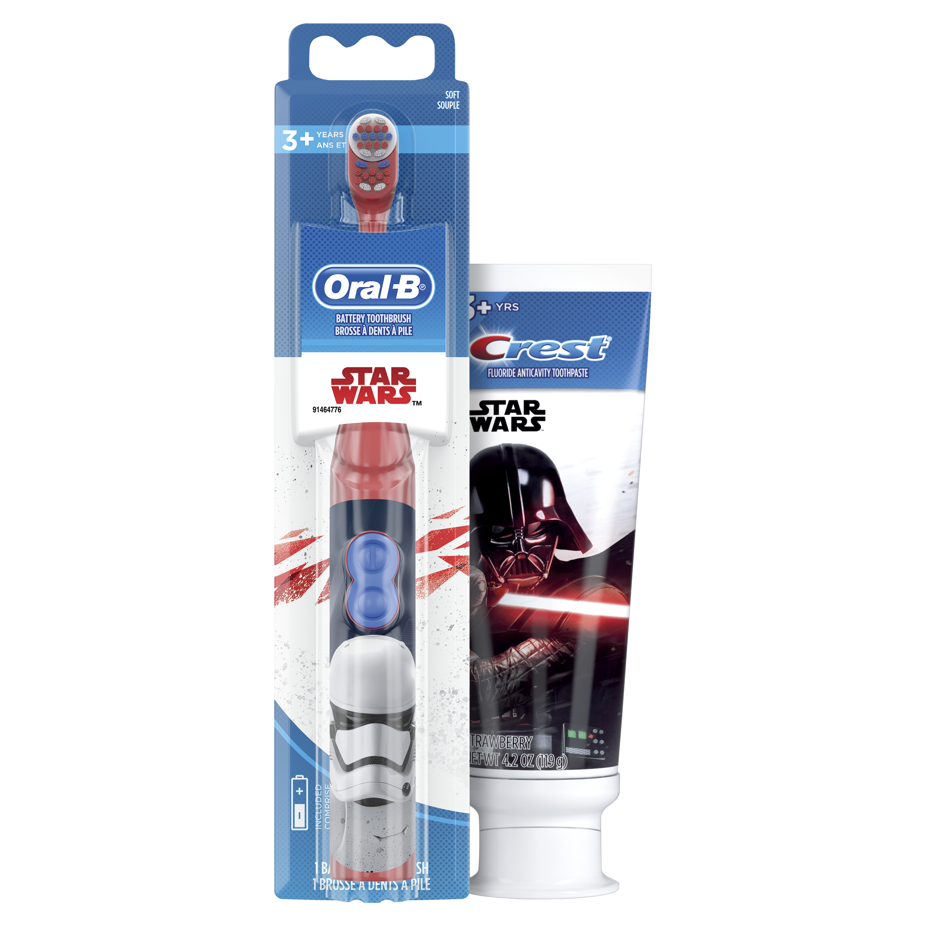Crest & Oral-B Kids Star Wars Gift Pack with Power Toothbrush and Toothpaste, 4.2 Oz - image 3 of 10