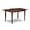 Mahogany, variant on East West Furniture PST-MAH-T Picasso Modern Kitchen Table - a Rectangle Dining Table Top with Butterfly Leaf, 32x60 Inch, Mahogany
