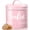Pink, variant on Farmhouse Cookie Jar for Kitchen Counter, 1 Gallon Vintage Cookie Jar with Airtight Lid, Large Food Storage Container for Candy, Cookies, Dessert, Black Kitchen Decor and Accessories