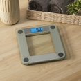 thumbnail image 5 of Báscula de baño digital Eat Smart con pantalla iluminada extragrande y fácil de leer, seguimiento preciso del peso, incluye cinta métrica corporal gratuita, gris y transparente, 5 of 5