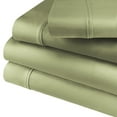 thumbnail image 2 of BNM Solid Cotton Blend Sheet Set, Olympic Queen, Platinum, 2 of 6