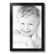 ArtToFrames 11" x 16" Black Picture Frame, 11x16 inch Black Wood Poster Frame (WOM-5141)