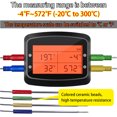thumbnail image 3 of Meat ,  Barbecue  4 Stainless Steel Probes Easy   for Oven for Outdoor Grilling, 3 of 8