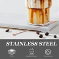 thumbnail image 3 of KAKOWELY Spoon for Mixing Cocktail Stirrer Stainless Steel 10Pcs Rose Gold, 3 of 8