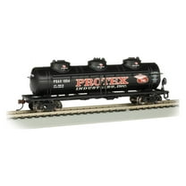 Bachmann-40' 3-Dome Tank Car - Ready to Run - Silver Series(R) -- Protex Industr
