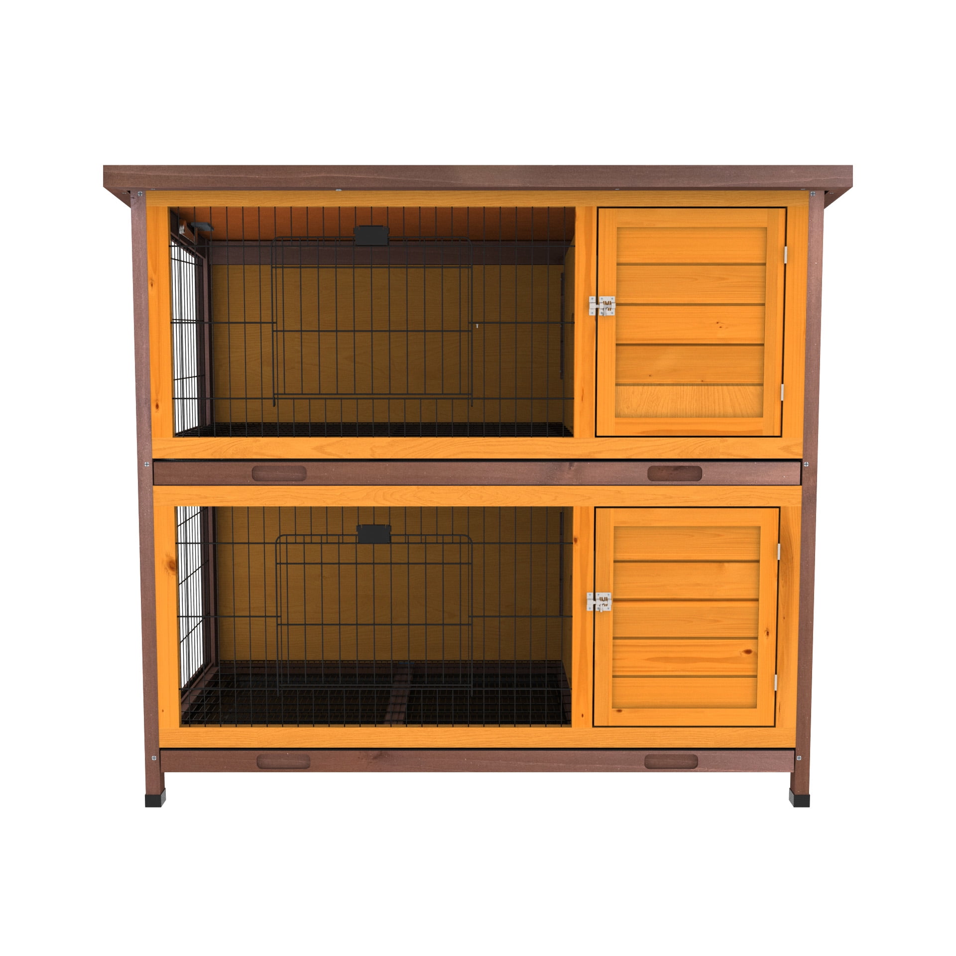 Premium Plus Double Decker Hutch for Rabbits and Small Pets