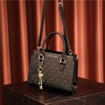 thumbnail image 5 of Bolso de hombro MKJ para mujer, nuevo diseño de lujo, bandolera de cuero, estilo vintage, a la moda, para mujer, bolso de mano a cuadros Mahjong, 5 of 5