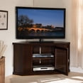 thumbnail image 4 of Leick Home 86285 One Door Corner TV Stand For 50" TV's, Chocolate Cherry, 4 of 14