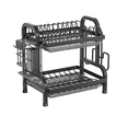 thumbnail image 1 of Dish Drying Rack -Multifunctional Dish Rack, Rustproof Kitchen Dish Drying Rack with Drainboard & Utensil Holder, 1 of 7