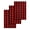 Dark Red Black, variant on Black Purple Plaid Kitchen Dish Towels for Drying Dishes Set of 2, Farmhouse Simple Buffalo Checked Waffle Weave Microfiber Hand Tea Bathroom Towels Quick Dry & Absorbent Towel 12x12