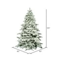 thumbnail image 2 of Vickerman Artificial 10' x 82" Indoor Flocked Alaskan Pine Christmas Tree - Unlit - 2883 PVC Tips - Seasonal Indoor Home Decor, 2 of 2