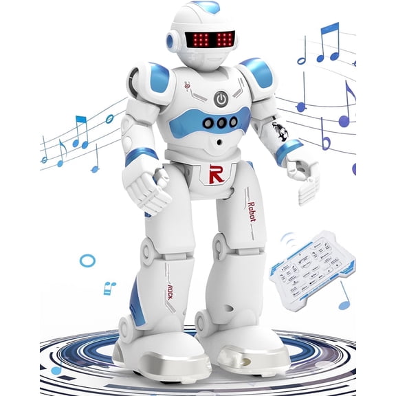 Gmdisc RC Robot Toys for Kids, Gesture Sensing Programmable Interactive Smart Robot for Age 3 4 5 6 7 8 Year Old Boys Girls Birthday Gift Present