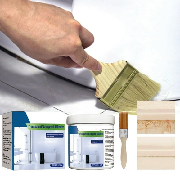 Boreal Craft Transparent Coating Insulating Sealant Super Strong Leakage Agent For Bathroom Tile Coating Exterior Wall Roof Roofing Floor Glue Floor Epoxy Resin Polyurethane Foam A of Glue All Glass