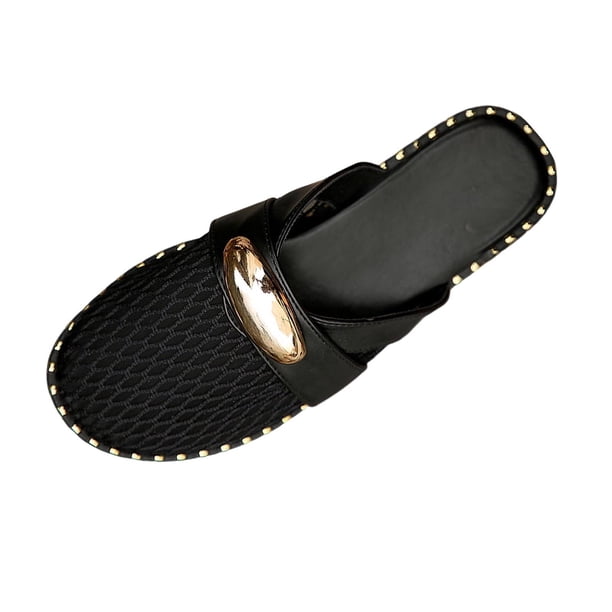 Zapatos Casuales de las Mujeres de Moda Malla Redonda Del Dedo Del Pie Más Tamaño Transpirable Zapatillas de Playa Planas Zapatos de Verano de las Mujeres de Moda Cómodo Estilo Primavera / Verano