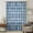Blue, variant on Red Plaid Sheer Curtains 45 Inches Long, Modern Art Checkered Farmhouse Light Filering Curtains, Breathable Simi Curtain Privacy Drapes for Kitchen Bathroom Lightweight Small Window Treatment