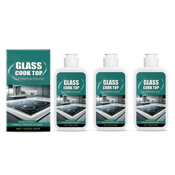 Ceramic and Glass Cooktop Cleaner - Heavy Duty Cleaner and Polish,100ml