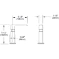 thumbnail image 2 of Elkay Avado 2-1/2" x 5" x 5-1/2" Soap / Lotion Dispenser, Brushed Nickel (NK), 2 of 2