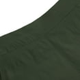 thumbnail image 4 of HDE Women Chino Shorts 4" Inseam Elastic Waist Summer Shorts Chive M, 4 of 6