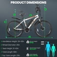 thumbnail image 4 of Gocio Peak 750W Electric Bike 26" Electric Bicycle for Adults Max 19.8mph Cruise Control System Ebike, 48V 375Wh Mountain Bike, 21 Speed for Man Woman UL2849 Certified, 4 of 10