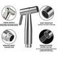 thumbnail image 4 of Set of hand shower for WC, 1.5 my handle, adapter G1/2 plateado, 4 of 5