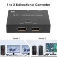 thumbnail image 3 of Répartiteur Displayport 8k/60hz O Vidéo Sync Dp1.4 Adaptateur Bi-S pour Accessoires d'Ordinateur, 3 of 4