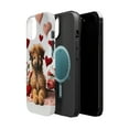 thumbnail image 2 of DistinctInk Tough Case for Apple iPhone 14 PLUS (6.7" Screen), Compatible with MagSafe Charging - Valentine's Day Berger Picard Puppy, 2 of 6