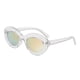 thumbnail image 3 of Gafas de sol ovaladas vintage con protección UV, montura de plástico, gafas graduadas 1, 3 of 7