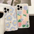 thumbnail image 2 of Compatible with iPhone 14 Case Clear 6.1 Inch (2022) with Flower Cute Strawberry Lace Design for Girls Woman TPU Protective Slim Shockproof Floral Case for iPhone 14, 2 of 5