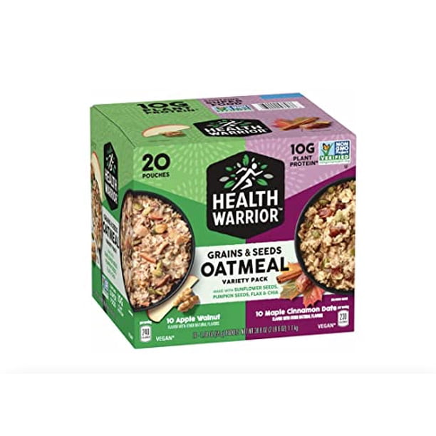 Health Warrior Oatmeal Variety Pack(20 Individual Packs)