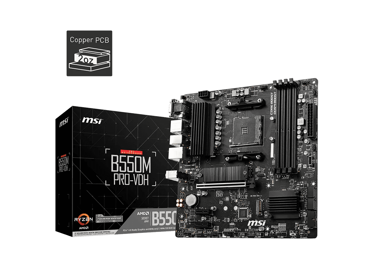CPU Motherboard Memory Combo - AMD Ryzen 5 5500 Bundle with