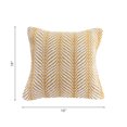 thumbnail image 3 of Cotton Handwoven Cushion Fern Yellow - Set of 2, 3 of 4