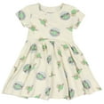 thumbnail image 5 of Star Wars Toddler Girls' The Mandalorian Baby Yoda Creme Short Sleeve Dress, 5 of 5