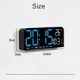 thumbnail image 4 of LED Wall Clock with Temperature, Date, 2-Alarm, Countdown Timer -A, 4 of 5