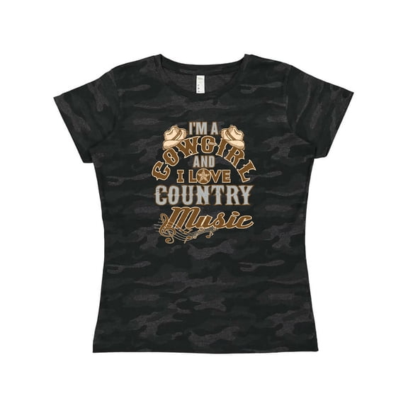 Inktastic Cowgirl Country Music Lover Women's T-Shirt
