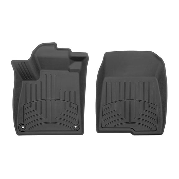 WeatherTech FloorLiner HP Custom Fit Floor Mats compatible with Honda Accord, Accord Hybrid - 1st Row (Driver & Passenger), Black