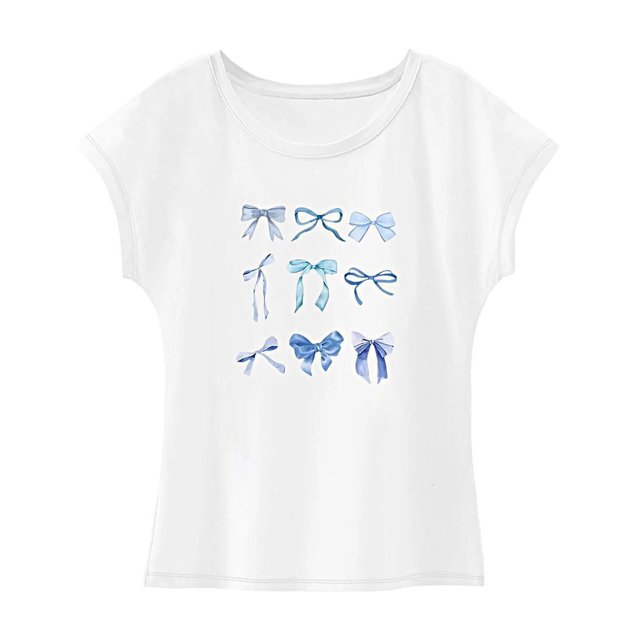 Camiseta para mujer, ropa deportiva de verano, camisa con cuello redondo para trabajo, vacaciones, senderismo, mujer S