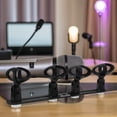 thumbnail image 4 of SKISUNO 1Set Universal Mic Holder Clamp Black Aluminum Pole with Adjustable Multi Microphone Support, 4 of 8