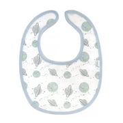 Neat Solutions 3 Pack Boy Print & Solid Infant Milk Bibs