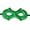 B002- Style B, variant on Saint Patrick's Day Glitter Mask for Men, Sparkly Four Leaf Clover Mask for Masquerade Ball, Unisex Parade Mask for Adult Party Favors