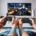 thumbnail image 4 of Adaptador de mando para PS5 PS4 compatible con todos los juegos de PS5, adaptador inalámbrico USB compatible con PS5/PC Windows, compatible con funciones turbo/macro/combinación de teclas, 4 of 9