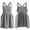 Gray, variant on WHIPPY Cross Back Apron for Women Cotton Linen Apron with Pockets Cooking Apron for Chef Gardening Baking Painting
