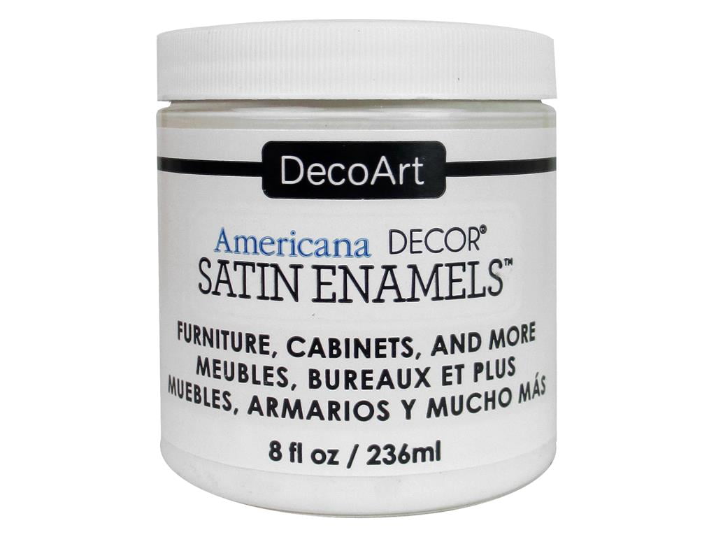 Decoart Americana Decor Satin Enamels 8oz WarmWht