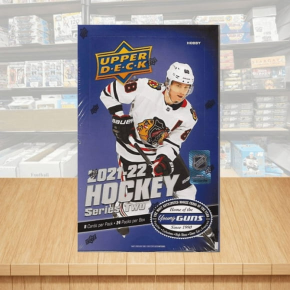 2021-22 Pont Supérieur Série 2 Hockey Hobby Box - 24 Packs par Boîte